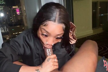 BBC Throat Fuck: Dante Diggz Stuffs His Huge Cock Down Mystikal Menace's Gullet