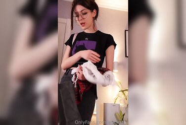 Aiwaonly Uniform Masturbation: Horny Babe Fucks Herself To A Screaming Orgasm