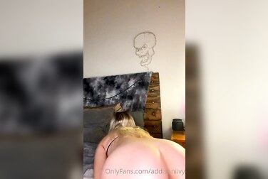 Addison Ivy Bends Over: Watch This Fucking Soaked Pussy Tease Herself To Orgasm