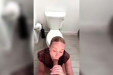 Bathroom Dildo Deepthroat: Its Nicki Babe Swallows Her Toy Before Fucking Herself Raw