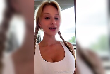 Lena Polanski Sucks Dick Dry then Gets a Gushing Pussy Creampie