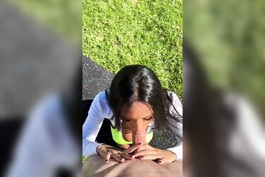 Yoga Fuck Outdoors: Flexible Autumn Falls Gets Stretched & Drilled By Her Horny Instructor
