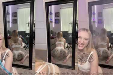 PAWG Justpeechi Twerks Her Fat Ass While Smoking - Your New Fucking Addiction