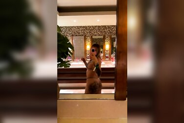 Justpeechi's Bikini Body Tease Ends With A Nasty Solo Fuck Session