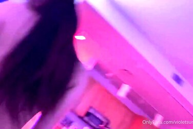 Violet Summers' Sloppy Blowjob & POV Cock Ride To A Messy Facial