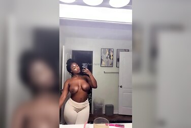 Teresa Lavae's Topless Mirror Fuck-Show Will Drain Your Fucking Balls
