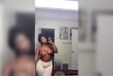 Teresa Lavae's Topless Mirror Fuck-Show Will Drain Your Fucking Balls