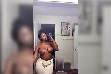 Teresa Lavae's Topless Mirror Fuck-Show Will Drain Your Fucking Balls