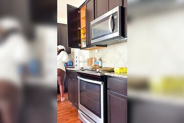 Teresa Lavae's No-Panties Kitchen Fuck: Fingers Her Soaking Wet Pussy On The Counter