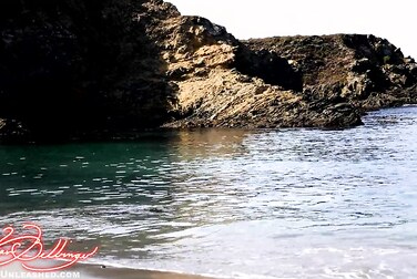 Xev Bellringer's Mermaid Blowjob: Sucking Dick Dry on a Public Beach POV