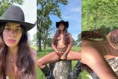 Fernanda Mota Farhat's Public Pussy Play: Fingers Herself Raw Outdoors!