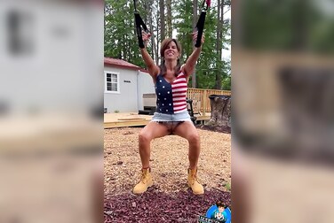 Themaryburke's Cunt on Full Display: Naughty Slut Plays With Her Wet Pussy on a Public Swing