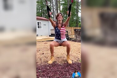 Themaryburke's Cunt on Full Display: Naughty Slut Plays With Her Wet Pussy on a Public Swing