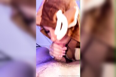 Deer Blowjob: Kassie Lee Sucks Cock Like a Wild Fucking Animal