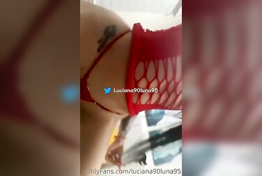 Luciana90luna's Phat Ass Shake Will Drain Your Fucking Balls Dry