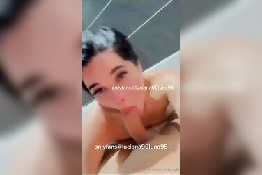Luciana90luna DEEPTHROATS A MONSTER COCK Until She Gags & Begs For MORE!