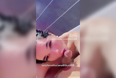 Luciana90luna DEEPTHROATS A MONSTER COCK Until She Gags & Begs For MORE!